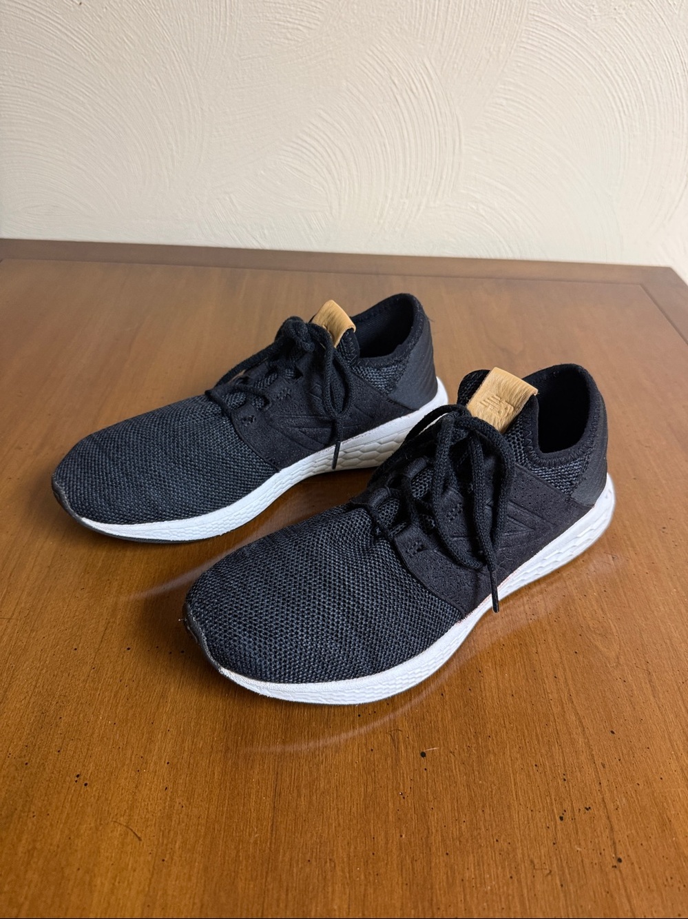 New Balance Black Knit Sneakers